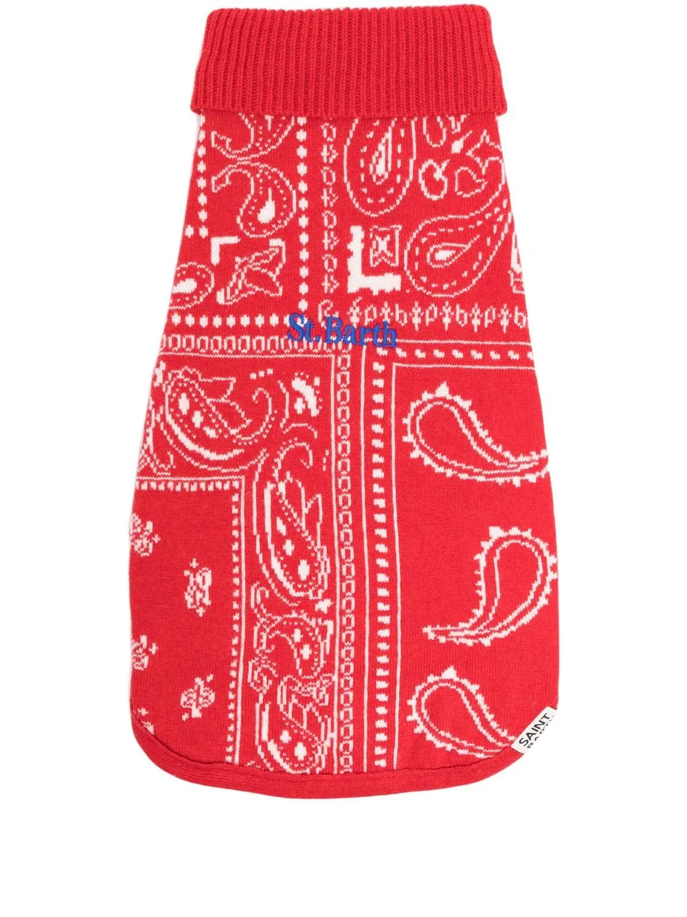 

MC2 Saint Barth paisley-pattern dog coat - Red
