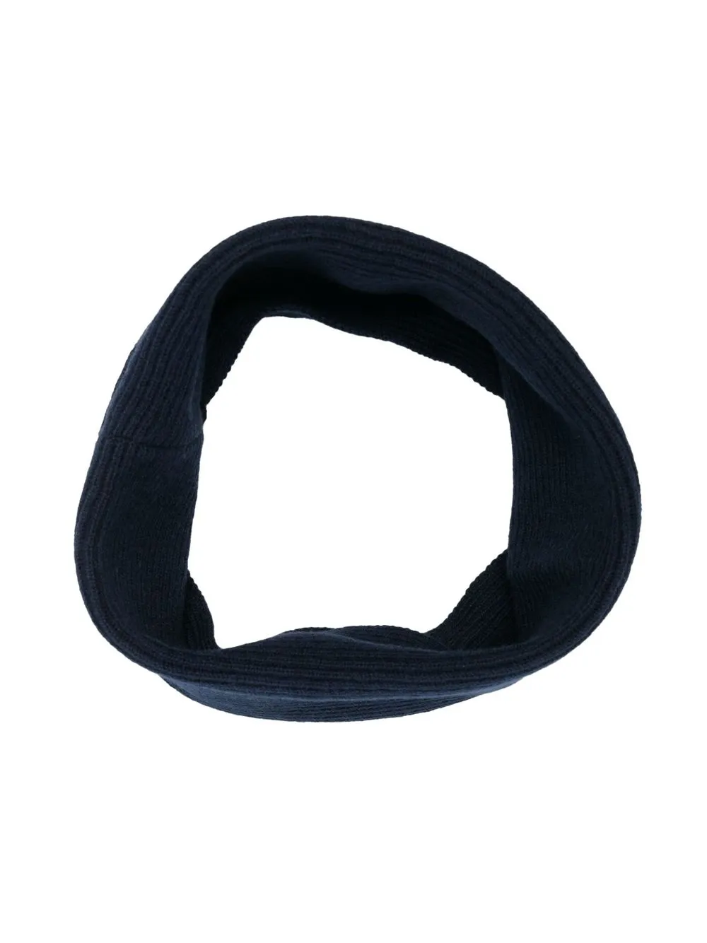 

North Sails Kids logo-patch detail knit scarf - Blue