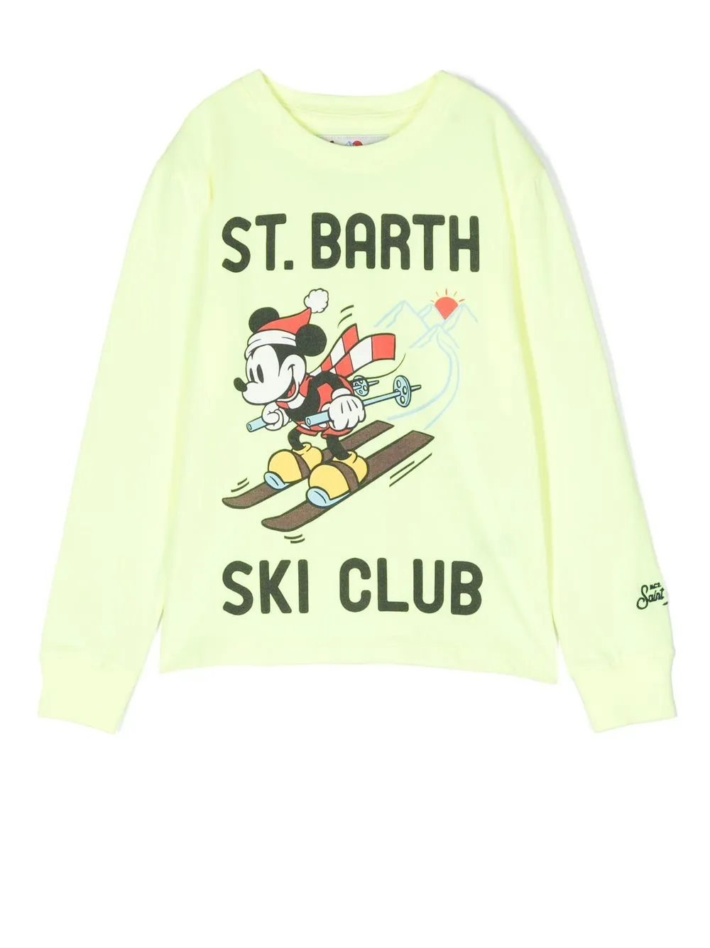 

MC2 Saint Barth Kids Mickey Mouse-print sweatshirt - Yellow