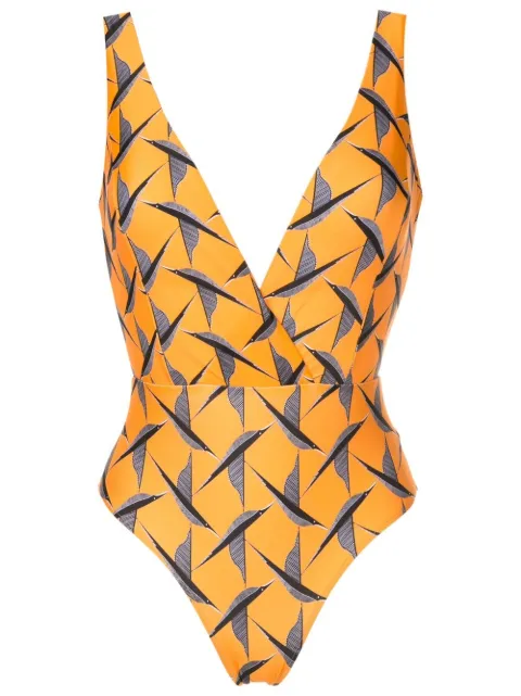 Lygia & Nanny Evita  V-neck swimsuit