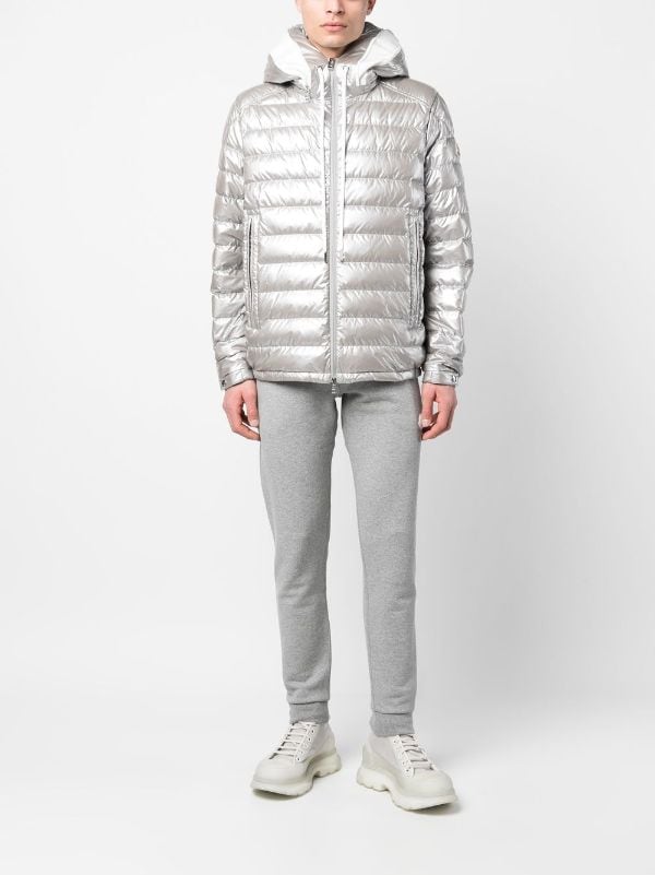 Moncler silver store jacket mens