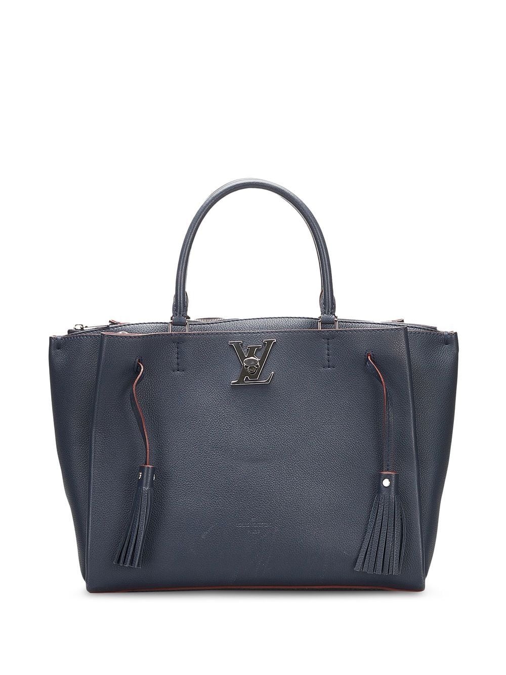 Pre-owned Louis Vuitton 2017  Lockmeto 2way Bag In Blue