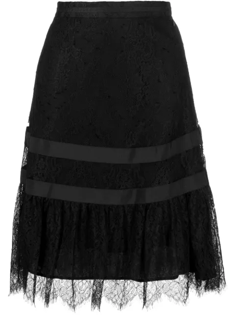 SHIATZY CHEN lace knee-length skirt