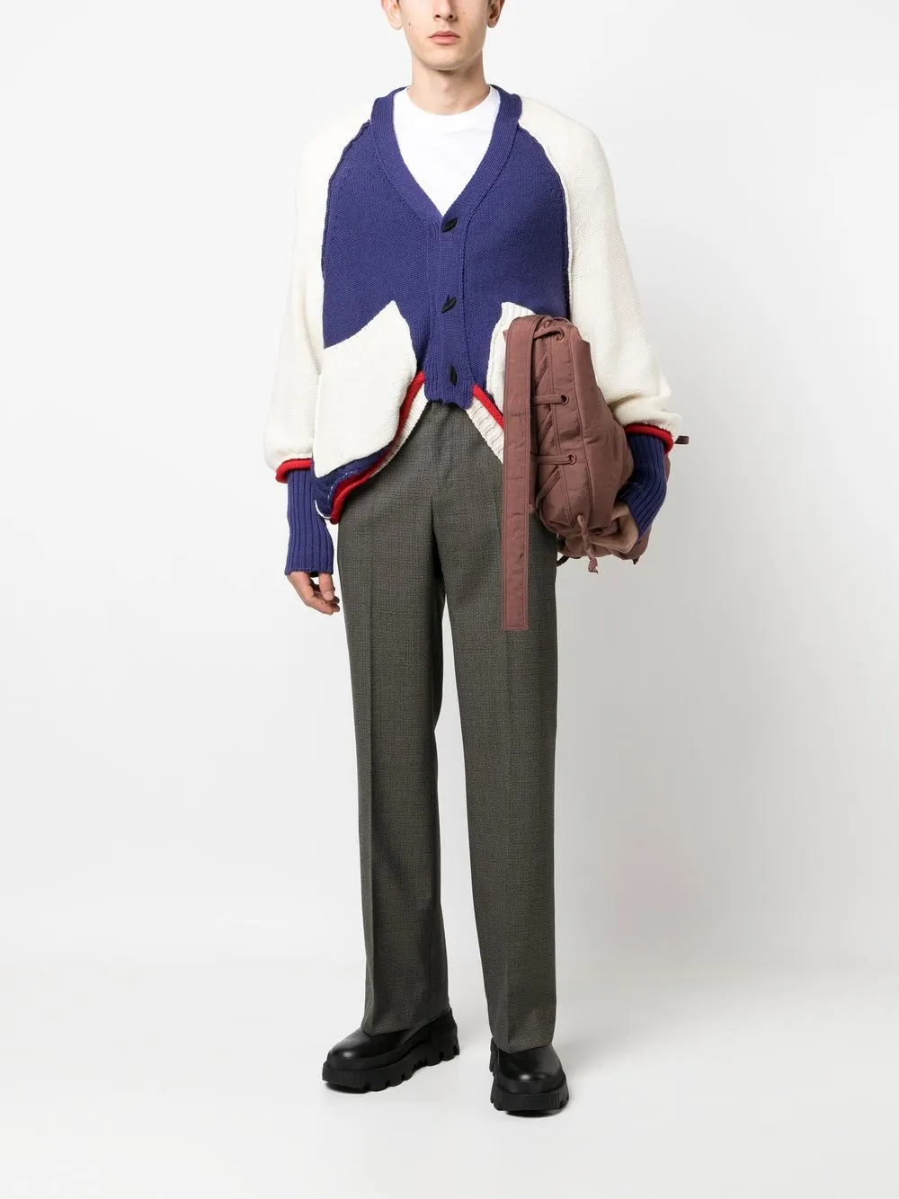 Wooyoungmi straight-leg trousers - Groen