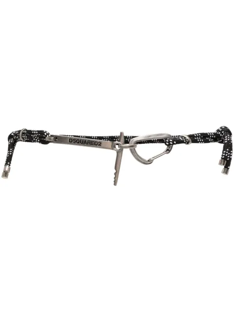 DSQUARED2 carabiner fastening rope belt