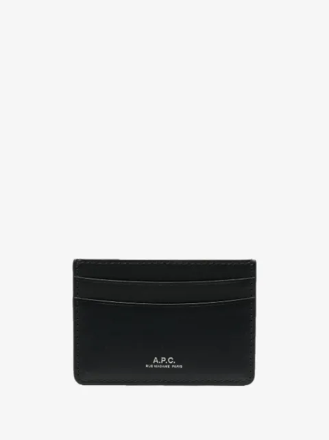 A.P.C. tarjetero André con logo en relieve