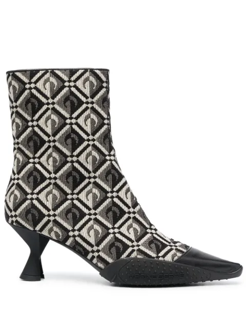 Marine Serre Moon Diamant 65mm ankle boots