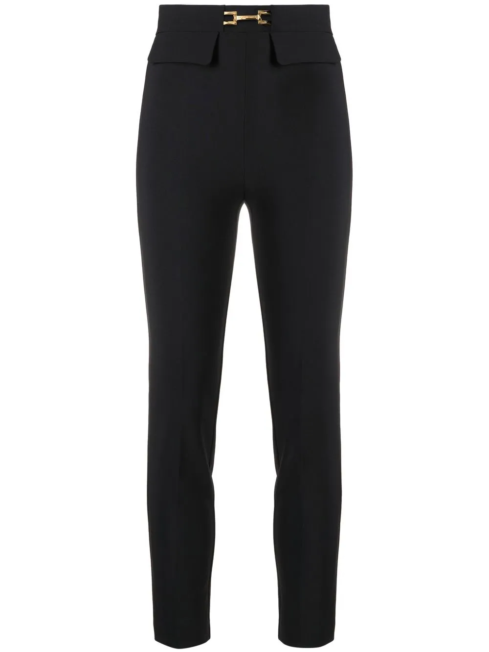 

Elisabetta Franchi high-waisted cropped trousers - Black