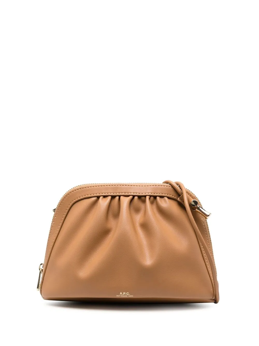 

A.P.C. bolsa crossbody con diseño fruncido - Marrón