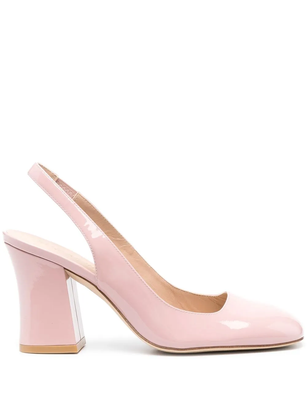 

Stuart Weitzman slingback square-toe pumps - Pink