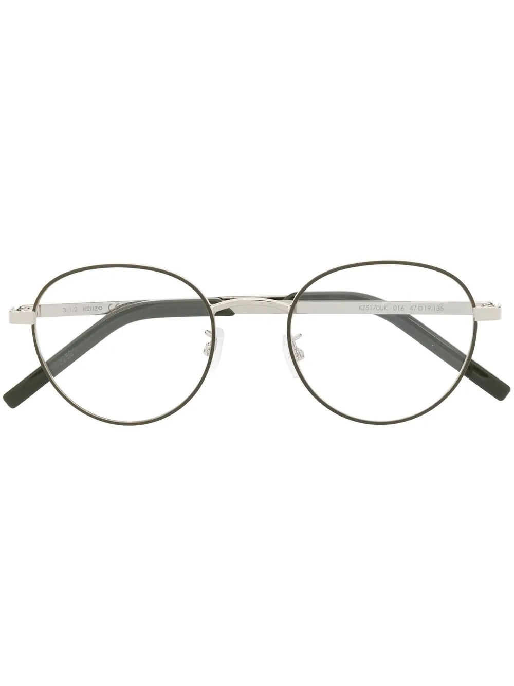 

Kenzo round-frame optical glasses - Silver