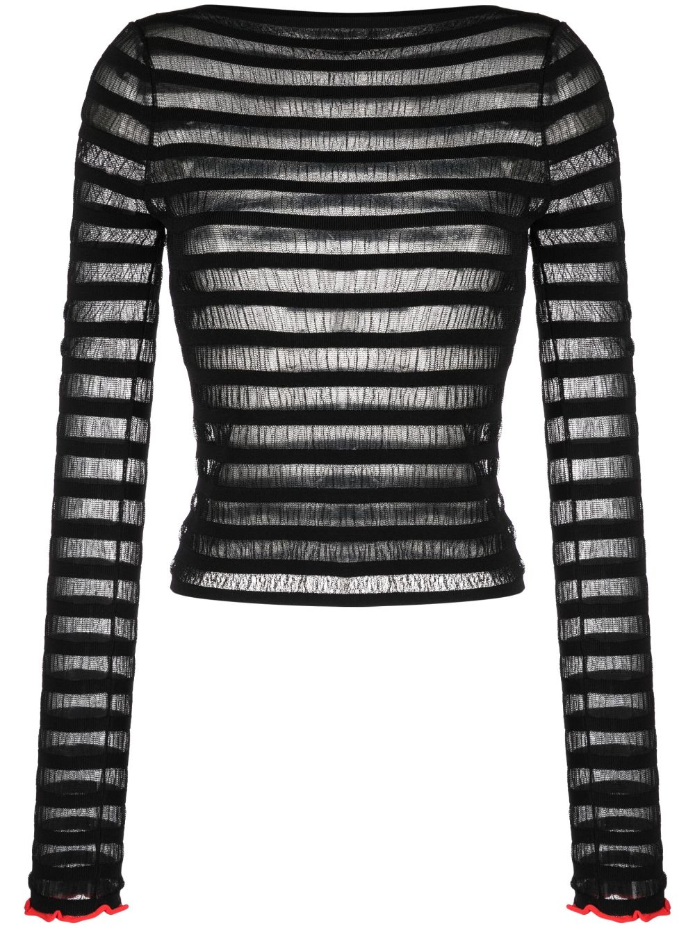 Proenza Schouler striped semi sheer jumper Smart Closet