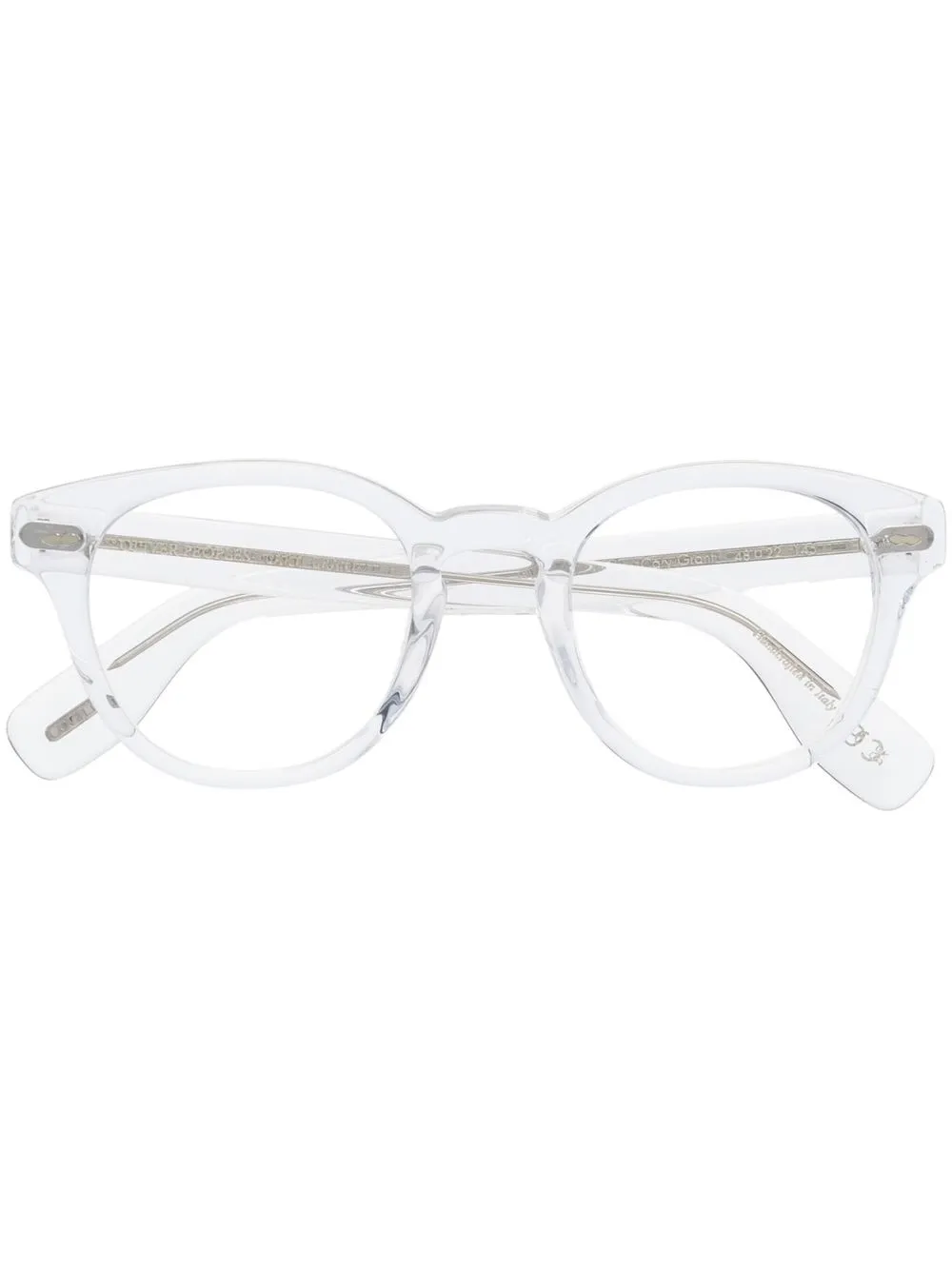

Oliver Peoples transparent round-frame glasses - White