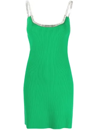 rabanne green dress Rabanne Bicolor Polyester Casual Dress - IT38