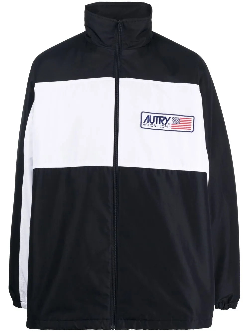 

Autry logo-patch zip up jacket - Blue