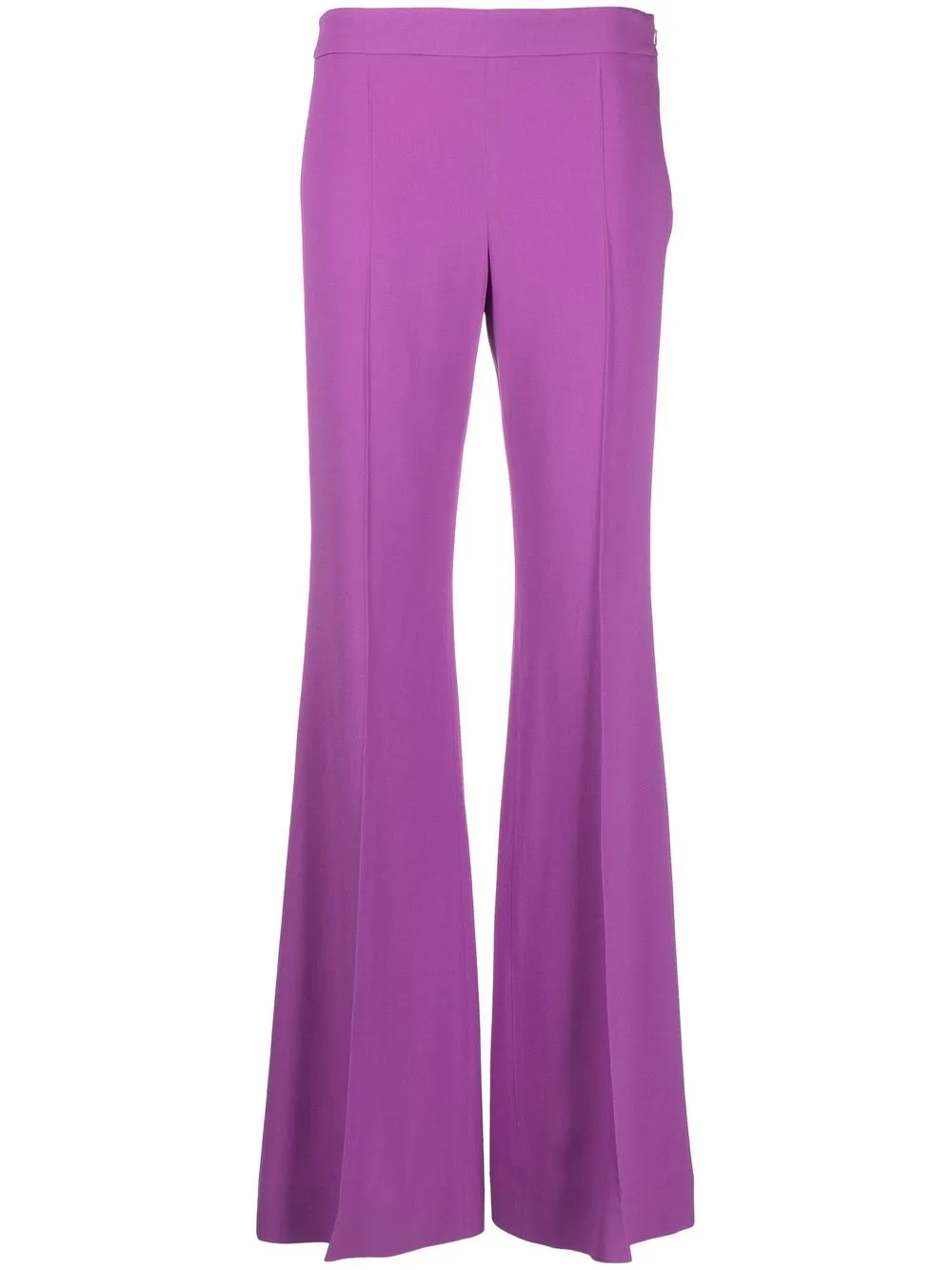 

Moschino pressed-crease flared trousers - Purple