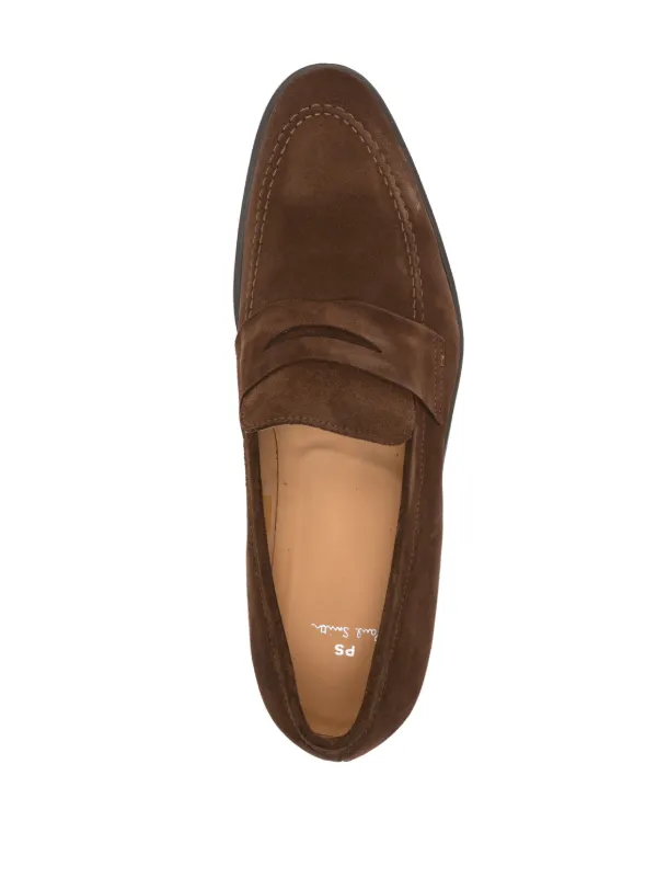 PS Paul Smith almond toe Loafers Brown FARFETCH UK