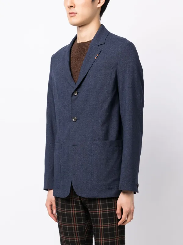 ジャケット・アウター PAUL SMITH ARCHIVE WOOL TAILORED JACKET Paul Smith single-breasted Wool Blazer | Blue | FARFETCH