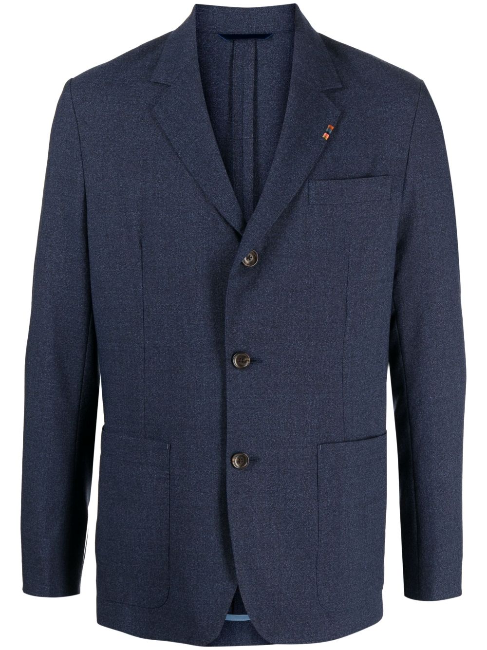 single-breasted wool blazer