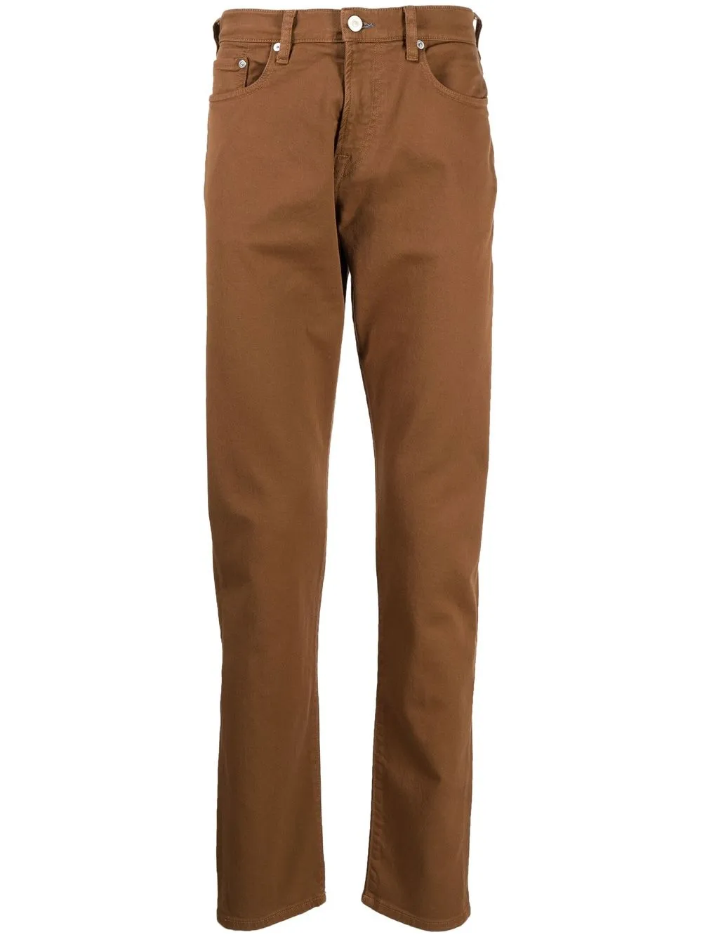 

PS Paul Smith mid-rise slim-cut jeans - Brown