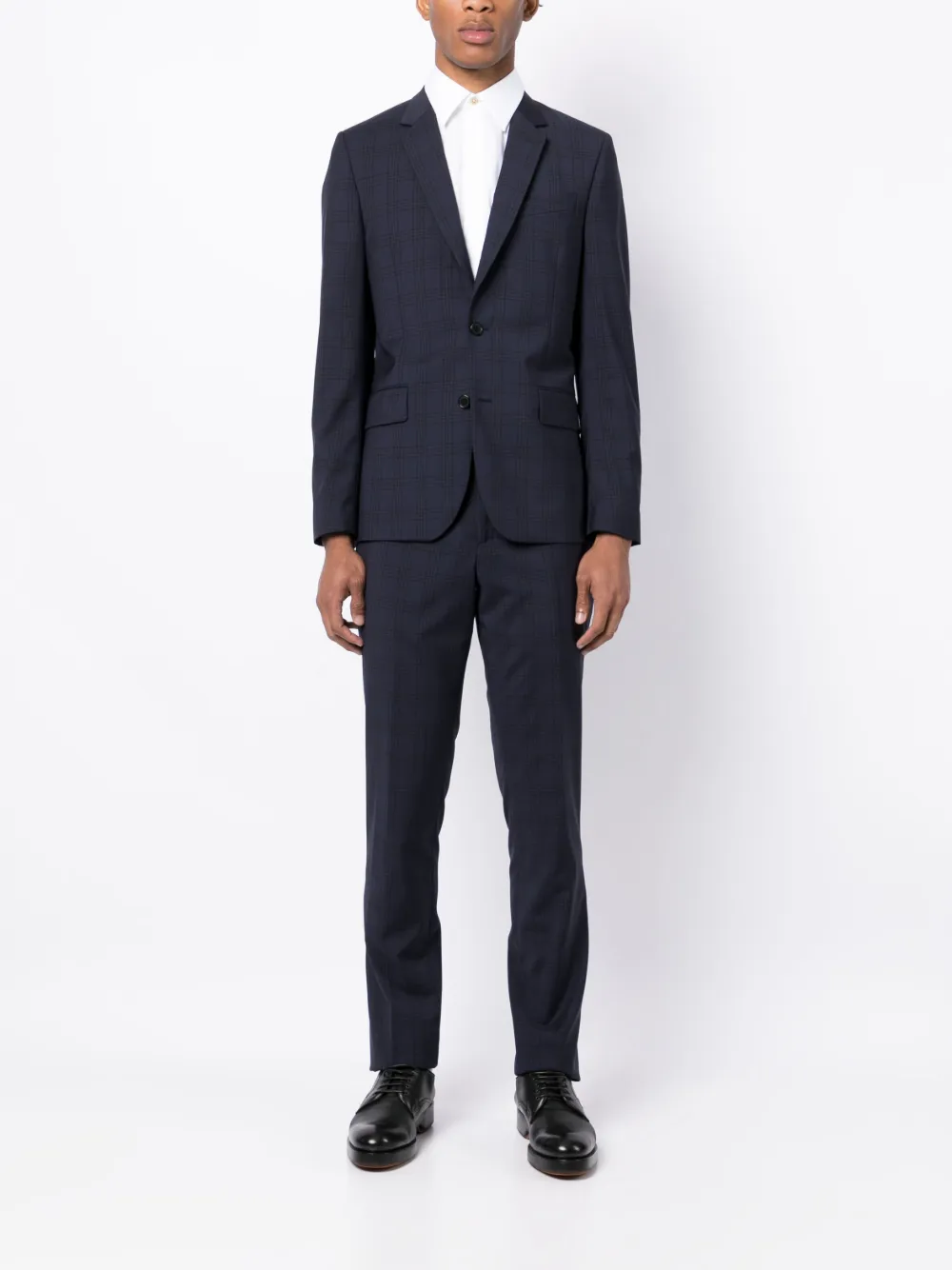 Paul Smith Geruite blazer - Blauw
