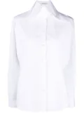 The Row pointed-collar long-sleeve shirt - White