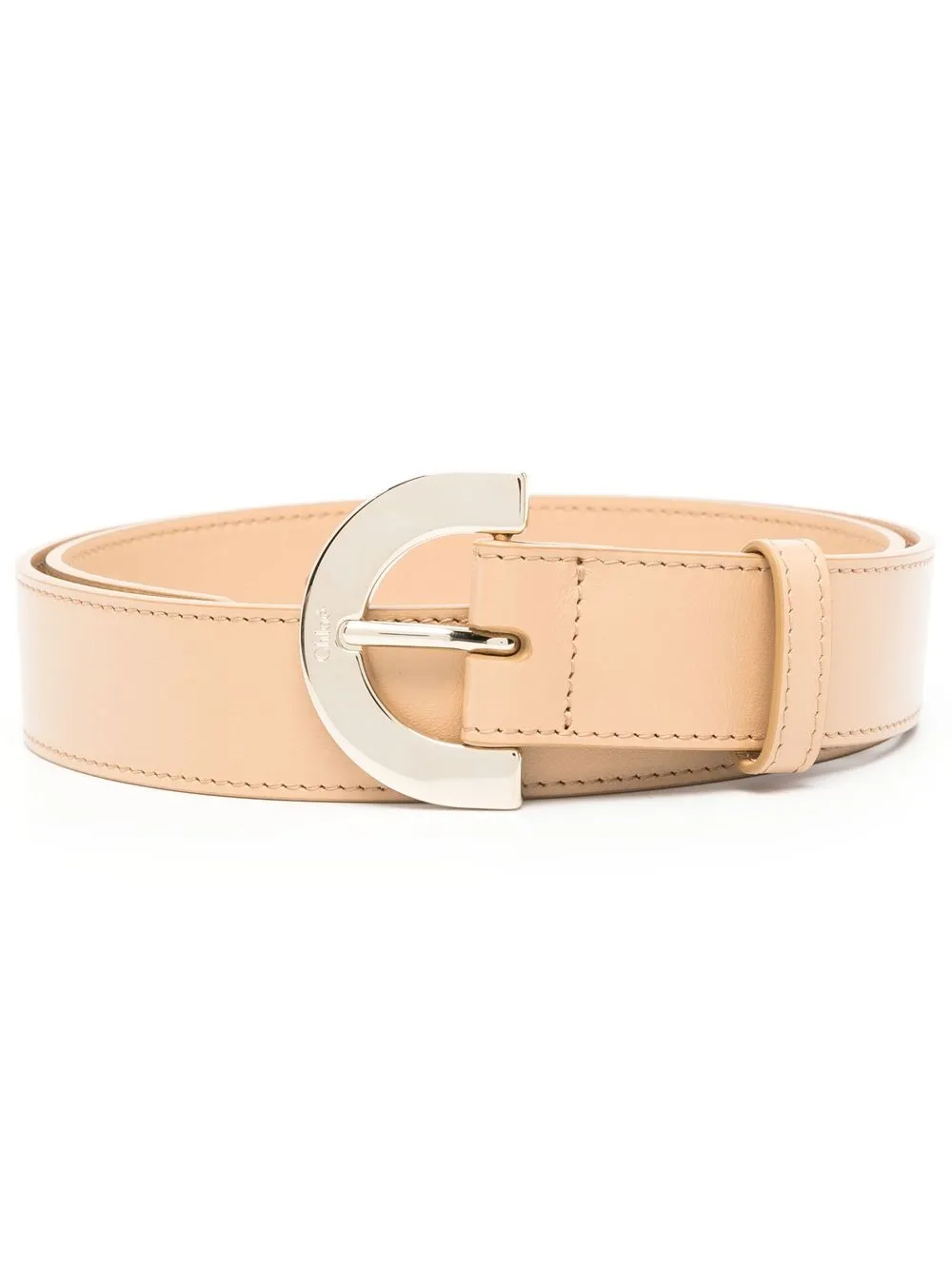

Chloé buckle-fastening leather belt - Neutrals