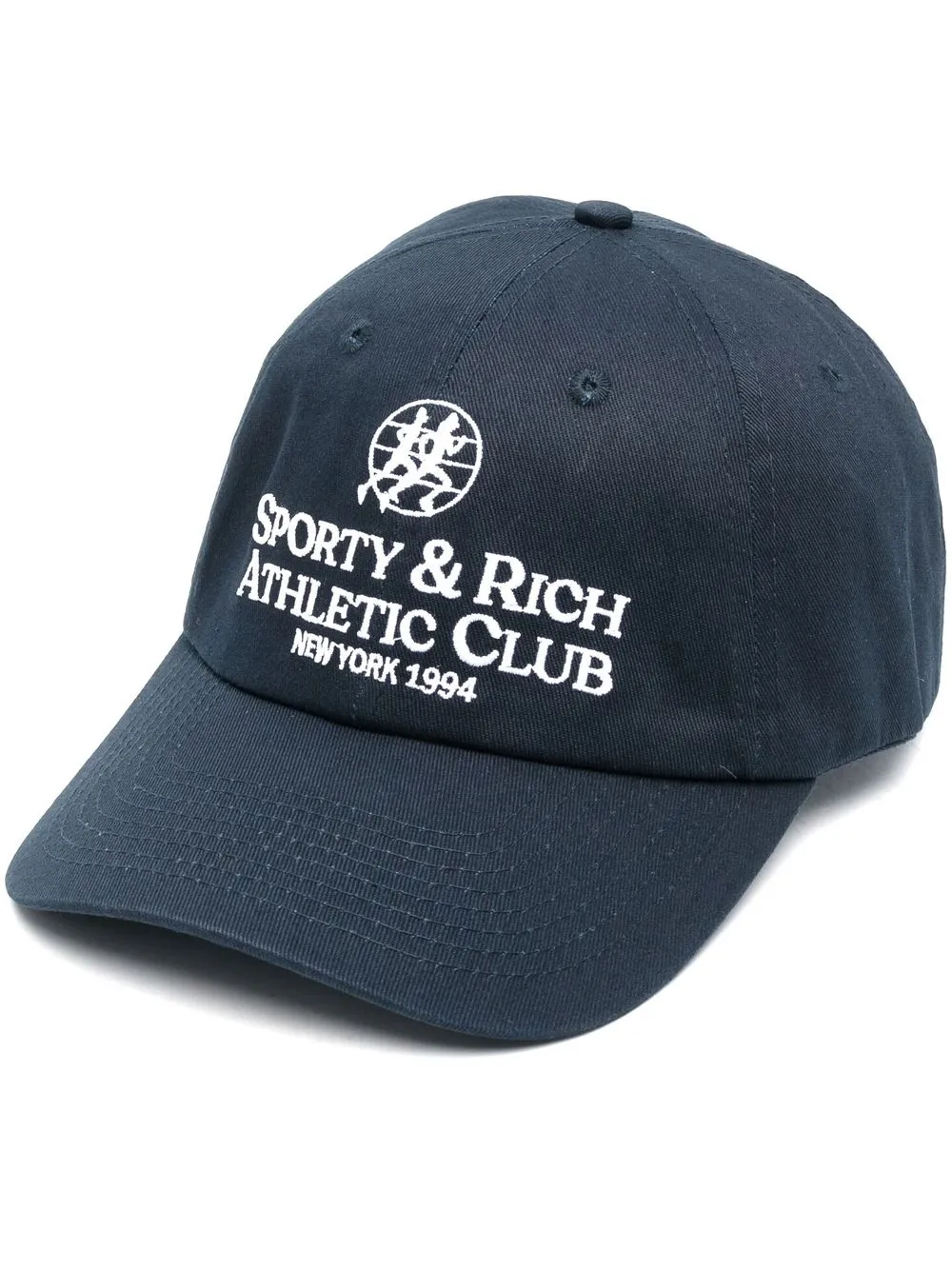 

Sporty & Rich Athletic Club-embroidered baseball cap - Blue