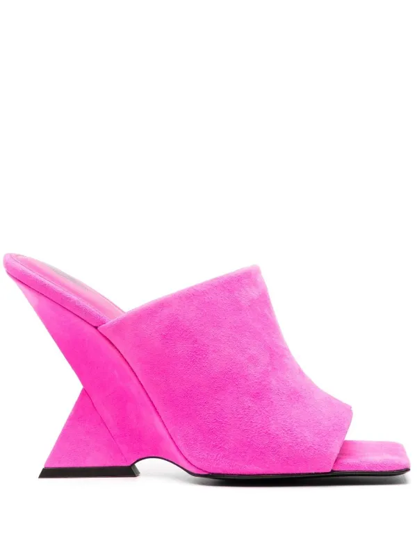 The Attico 105mm Cheope Sandals in Pink