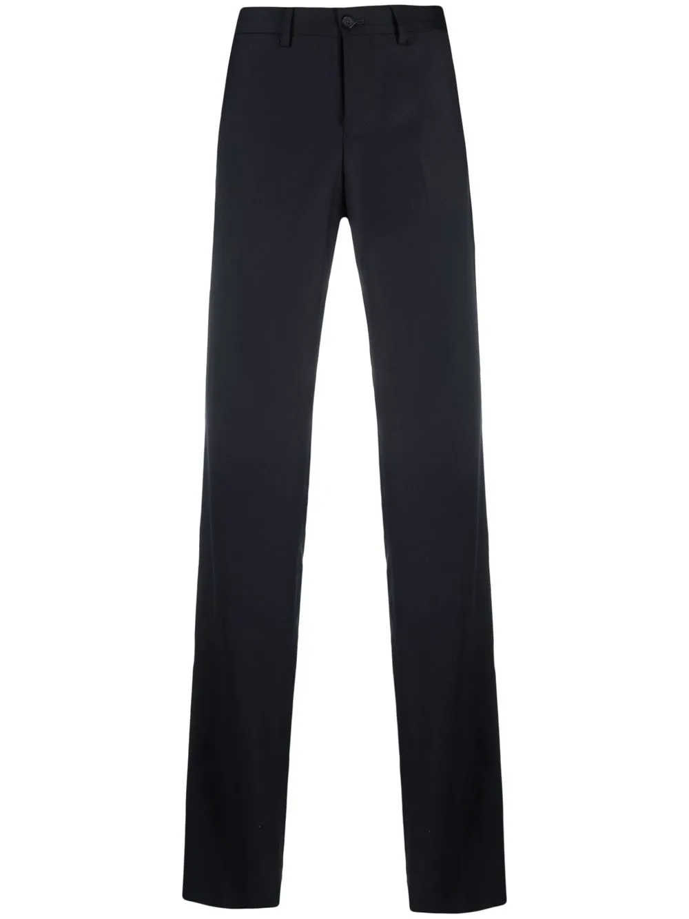 

Emporio Armani wool straight-leg trousers - Blue