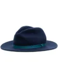 Paul Smith felted wool fedora hat - Blue