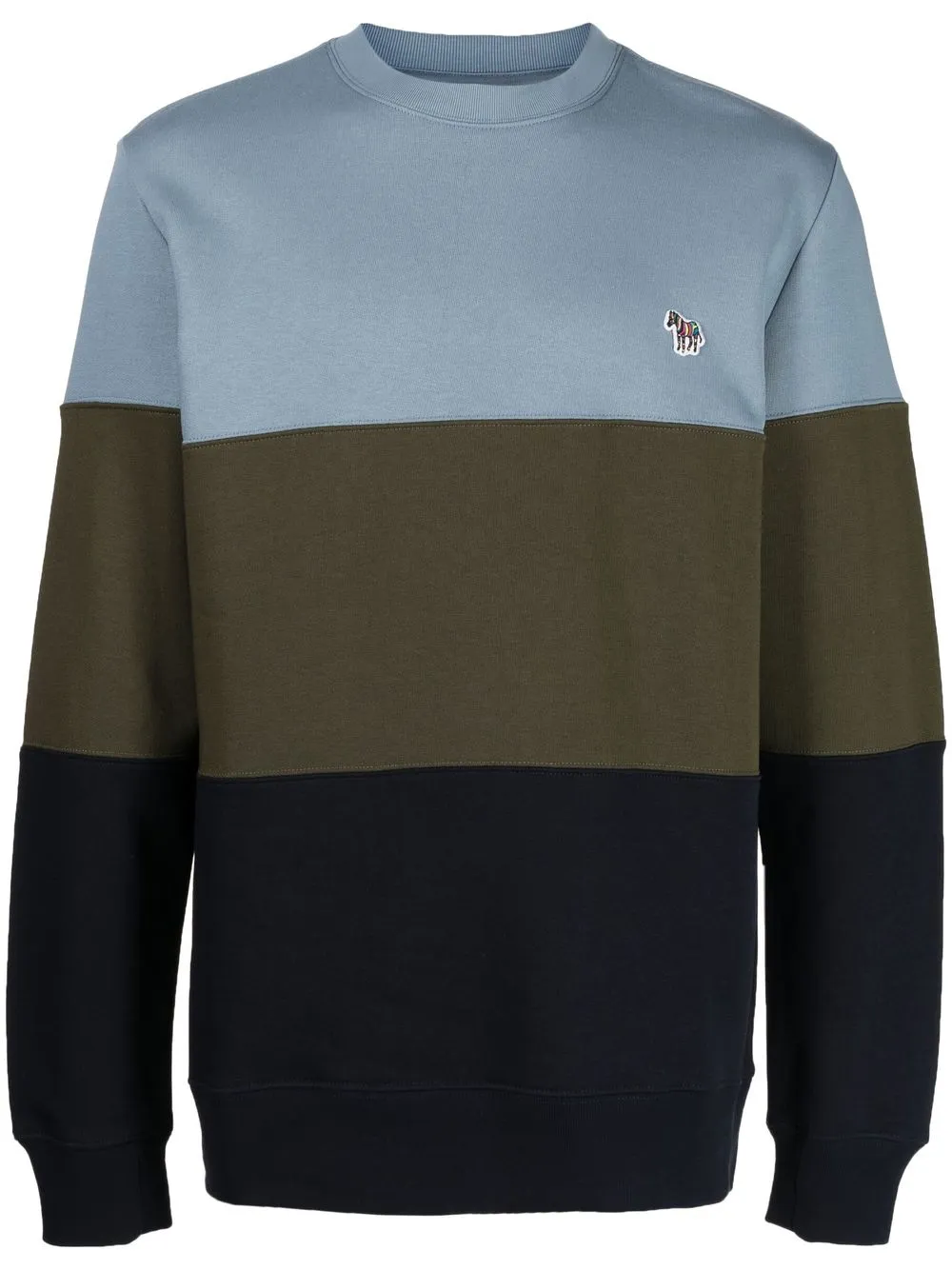 

PS Paul Smith Zebra colour block Sweatshirt - Multicolour