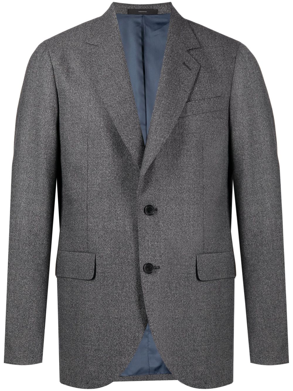 Paul Smith Wool Checked Jacket In Grey