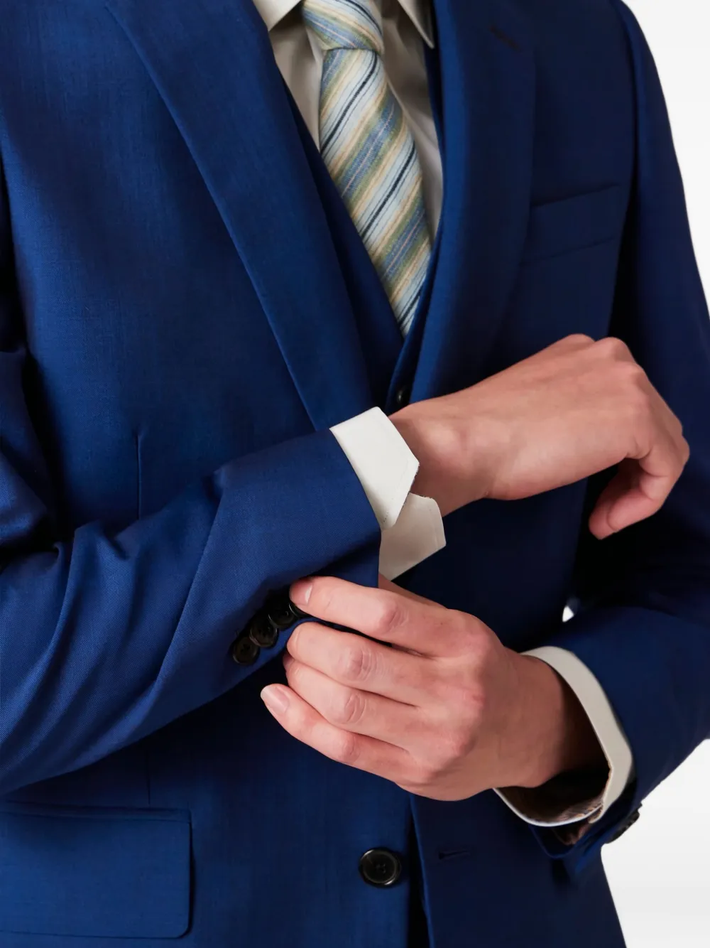 Paul Smith The Soho Three-button Suit In Blue