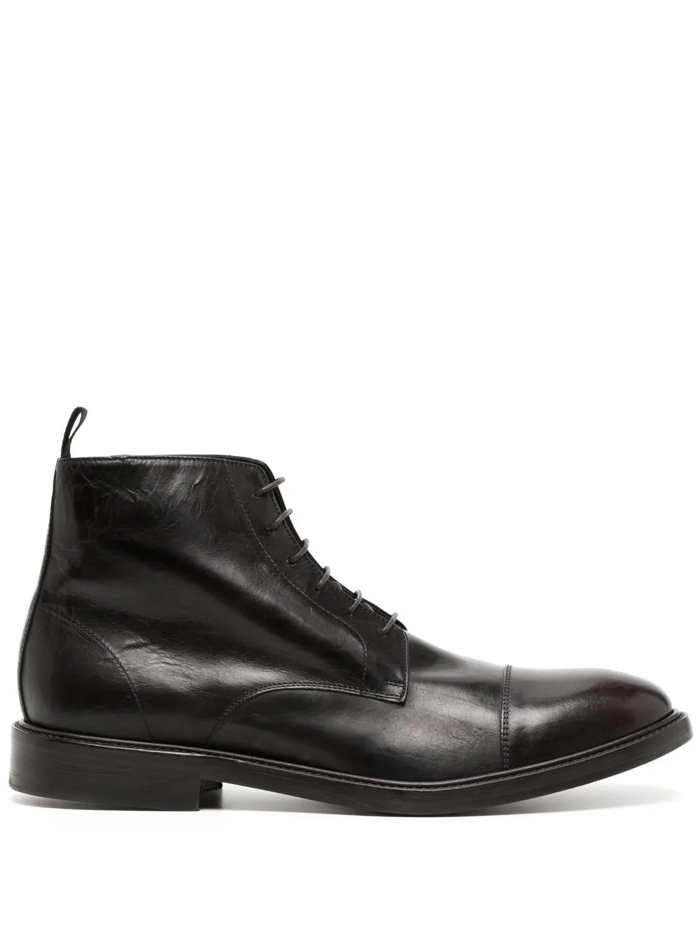 

Paul Smith leather ankle-length boots - Black