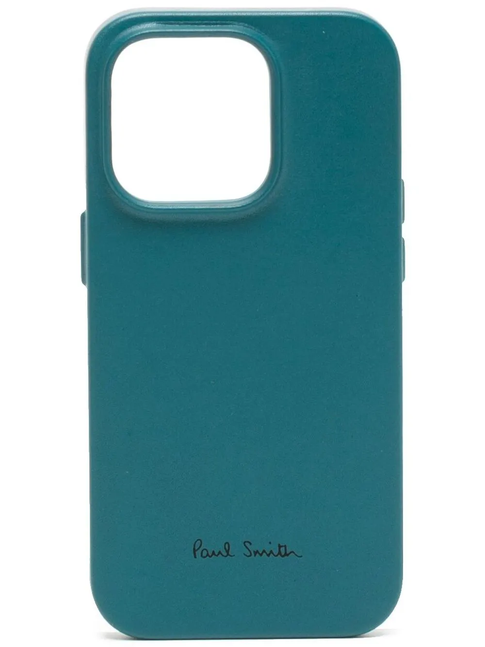 Paul Smith + Native Union Leather Magsafe Iphone 14 Pro Case In Blue