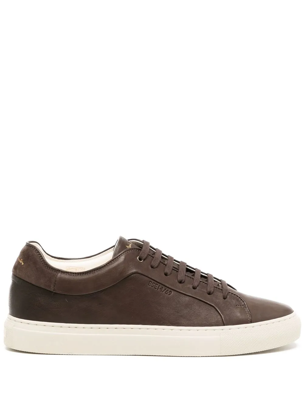 Paul Smith tenis bajos con agujetas - Marrón