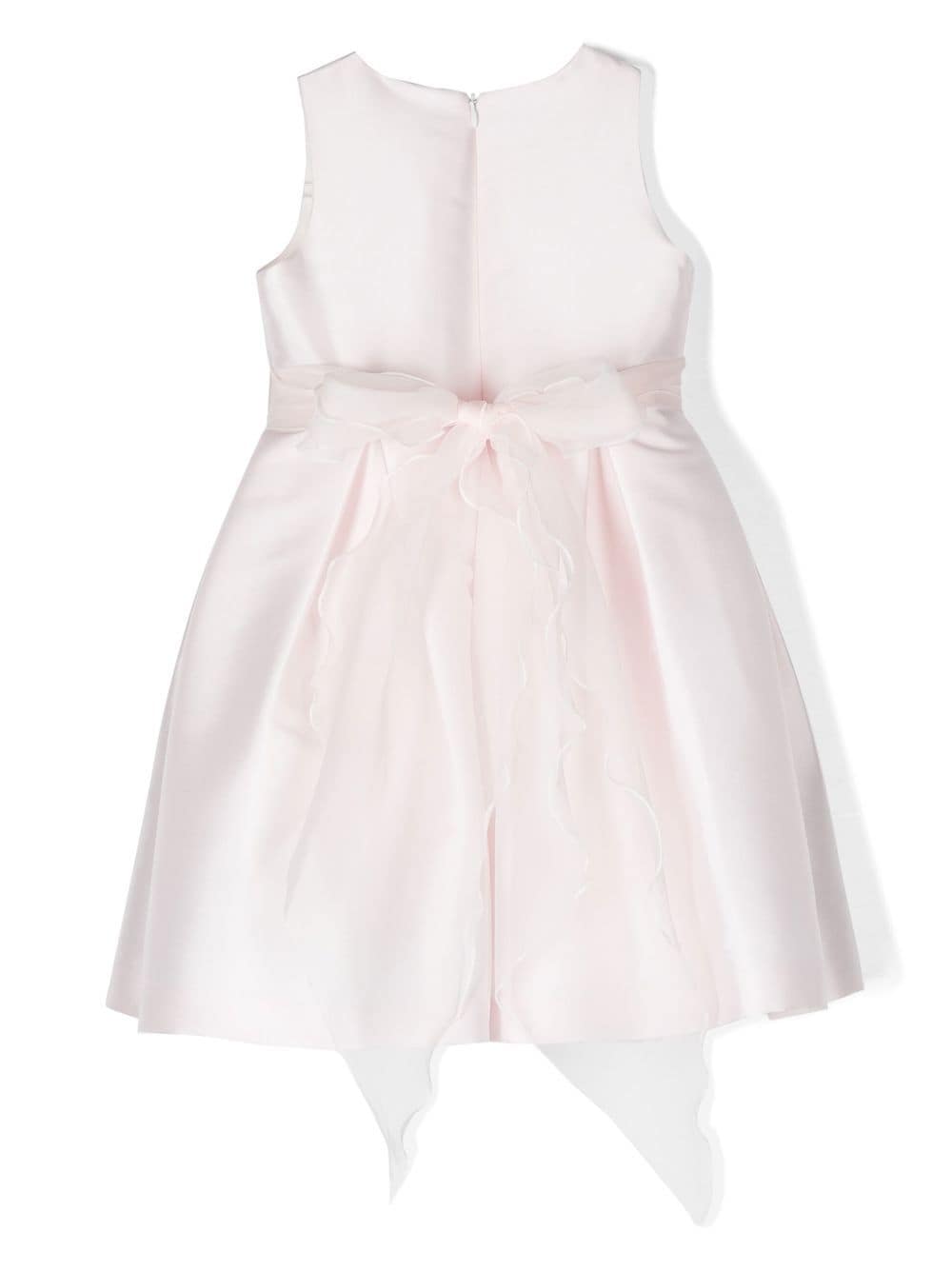 Shop Mimilù Corsage-detail Sleeveless Dress In Pink