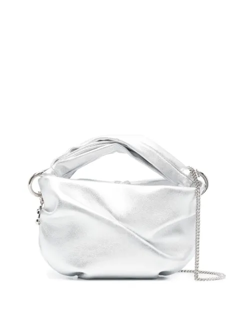Jimmy Choo Bonny metallic-effect tote bag