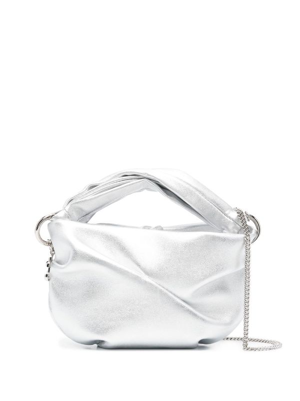 Jimmy Choo - Bonny Silver Metallic Nappa Leather Mini Bag