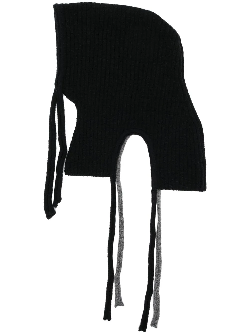 OTTOLINGER RIBBED-KNIT BALACLAVA HAT