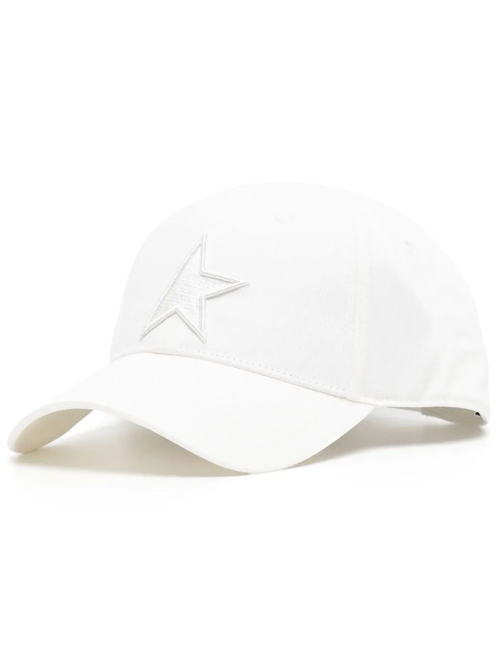 

Golden Goose logo-patch baseball cap - White