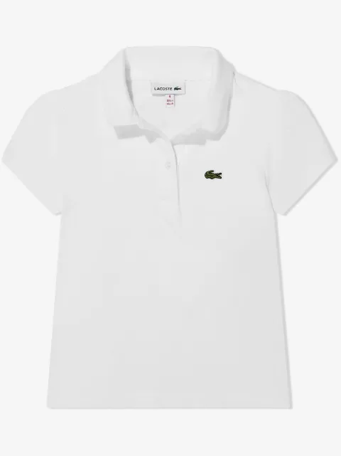 Lacoste Kids chest logo-patch polo shirt