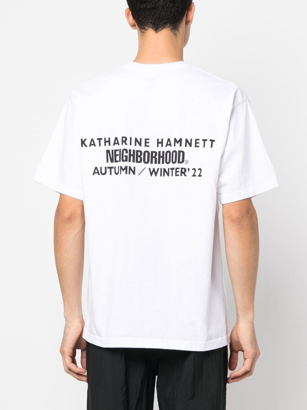Neighborhood x Katharine Hamnett slogan-print T-shirt - Farfetch