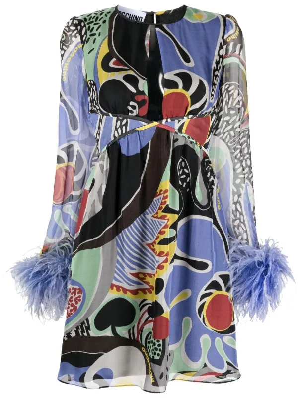 Moschino best sale print dress
