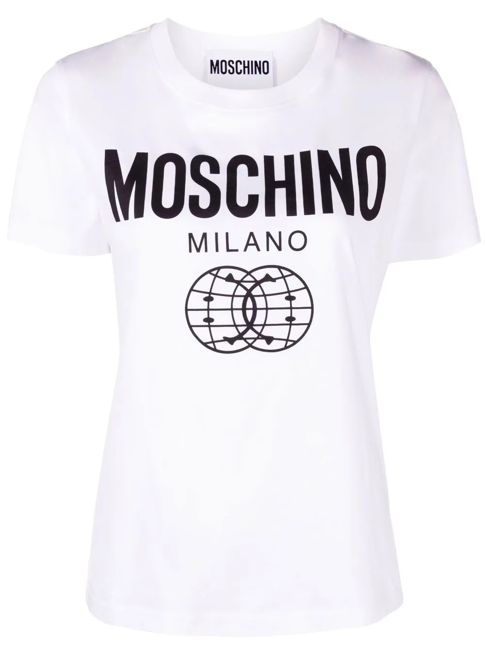 

Moschino logo print T-shirt - White