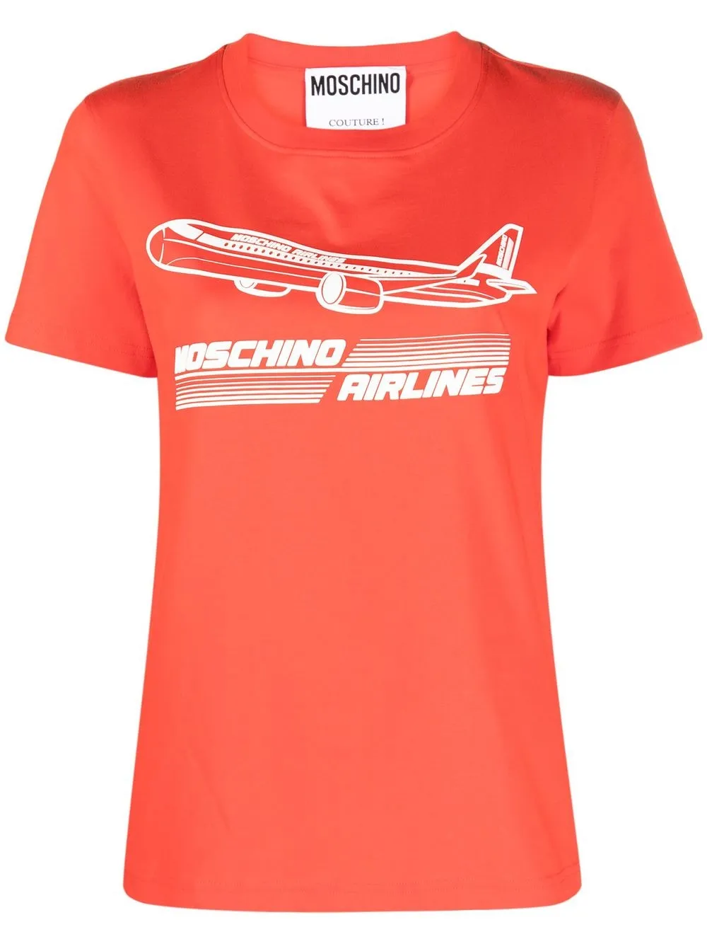 

Moschino graphic-print cotton T-shirt - Red