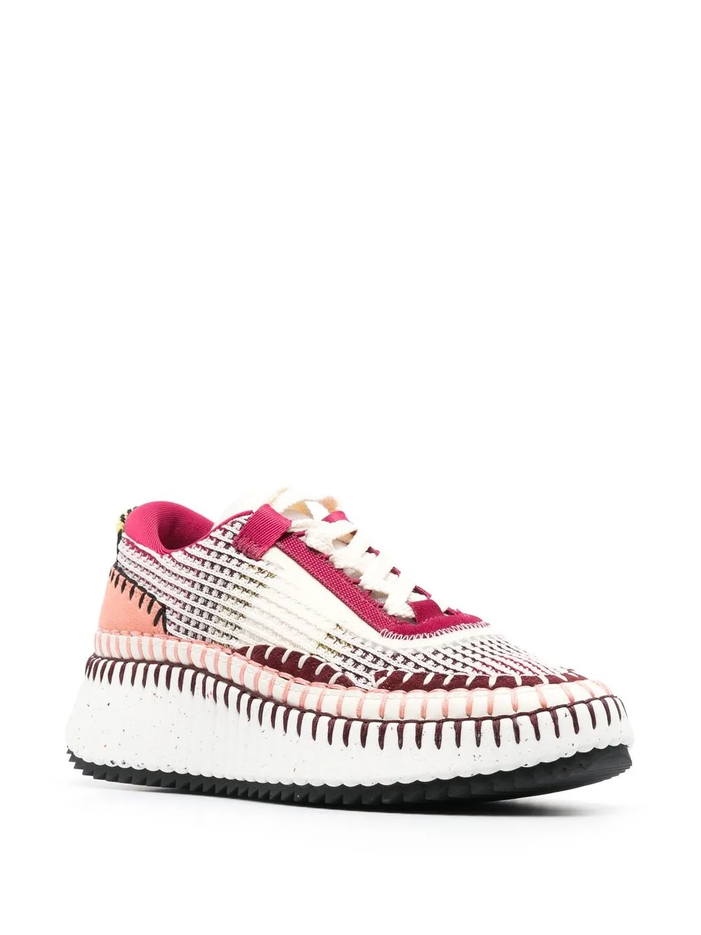 Chloé Sneakers met vlakken - Rood