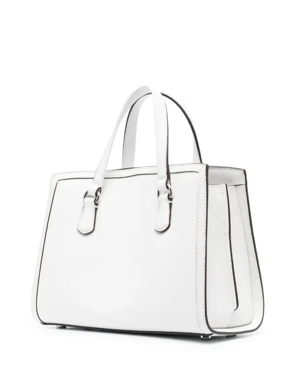 Michael kors 2025 white leather bag