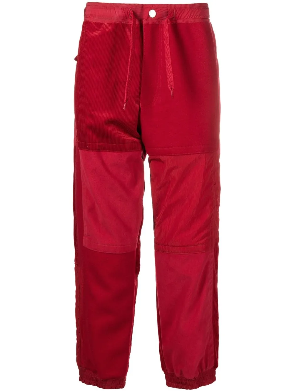 

Emporio Armani elasticated straight-leg trousers - Red